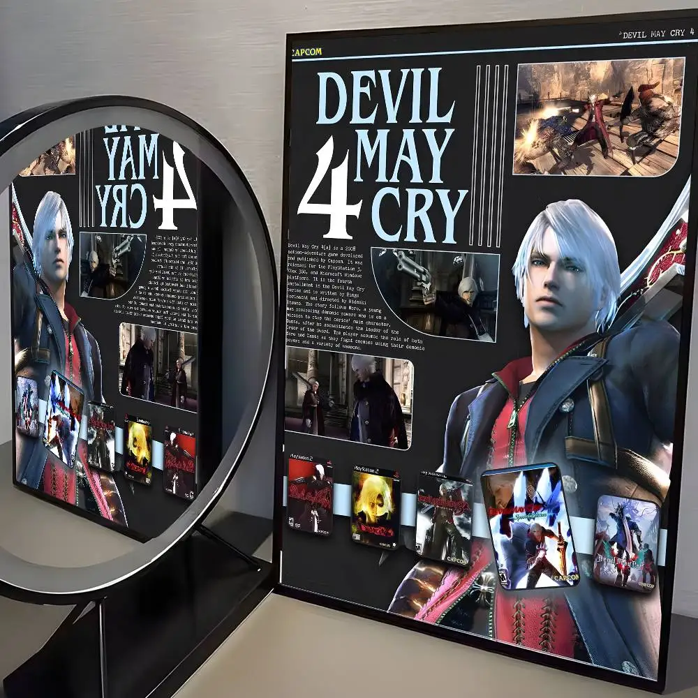 Plakat Devil May Cry filmowy Wzór 4