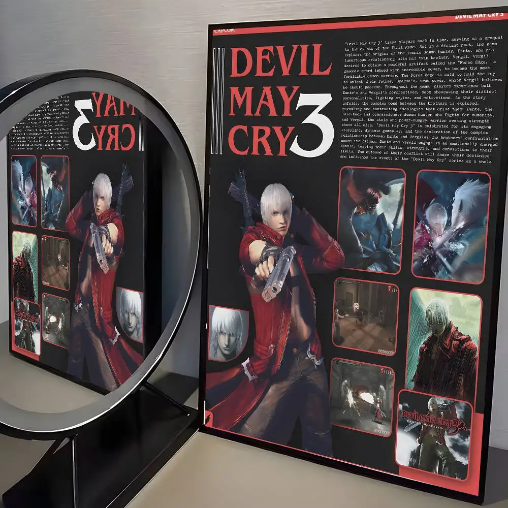 Plakat Devil May Cry filmowy Wzór 6