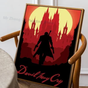 Plakat Devil May Cry - grafika z gry Wzór 1