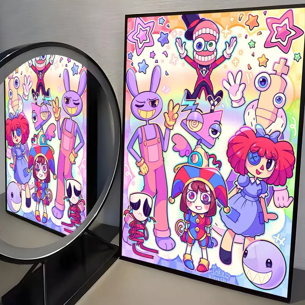 Plakat Digital Circus – kolorowy plakat anime Black8