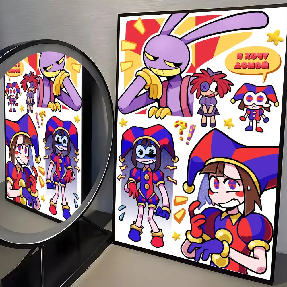 Plakat Digital Circus - kolorowy plakat anime Black9