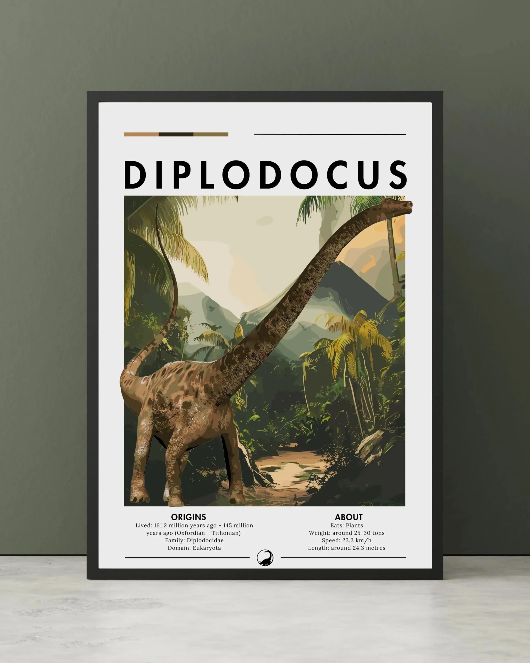 Plakat dinozaur Spinozaur i Karnotaur Fioletowy/фиолетовый