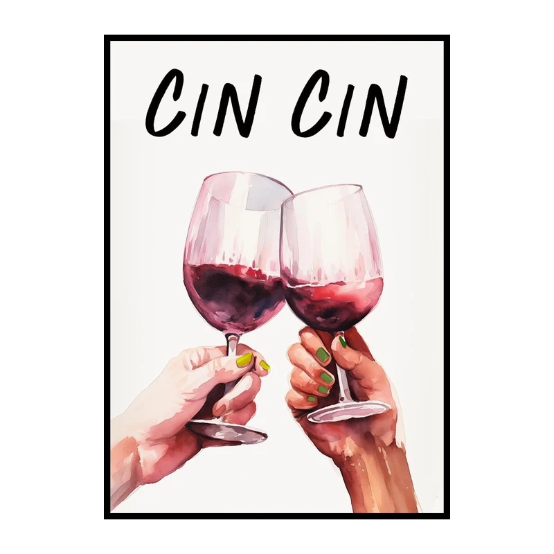 Plakat do kuchni jedzenie wino owoce Wzór 4