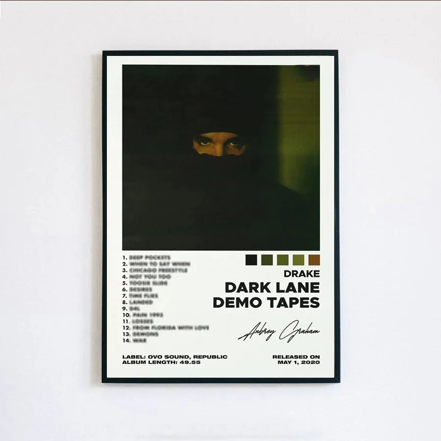 Drake - plakat z okładką albumu Wzór 1