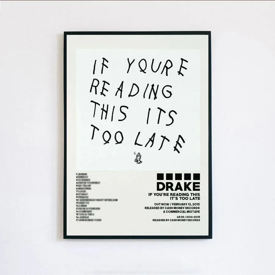 Drake - plakat z okładką albumu Wzór 4