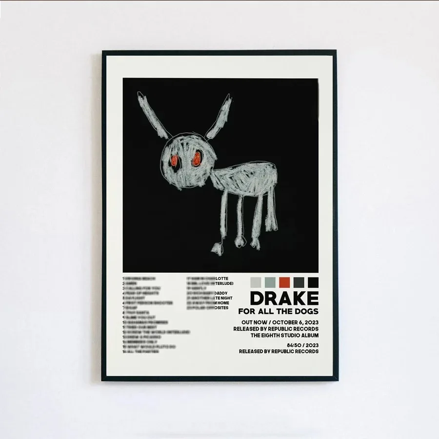Drake - plakat z okładką albumu Wzór 5
