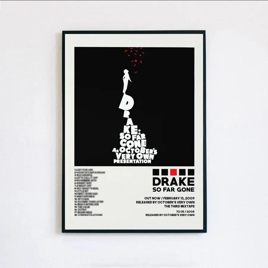 Drake - plakat z okładką albumu Wzór 6