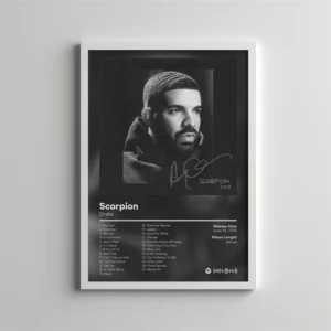 Plakat Drake - okladki albumow hip-hop Wzór 1