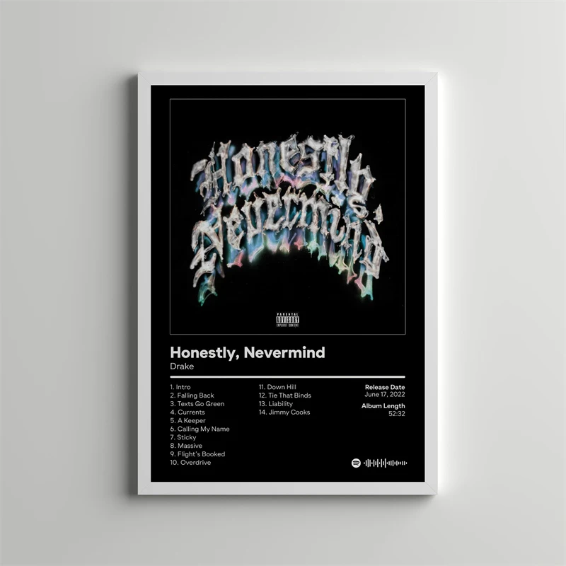 Plakat Drake – okladki albumow hip-hop Wzór 11