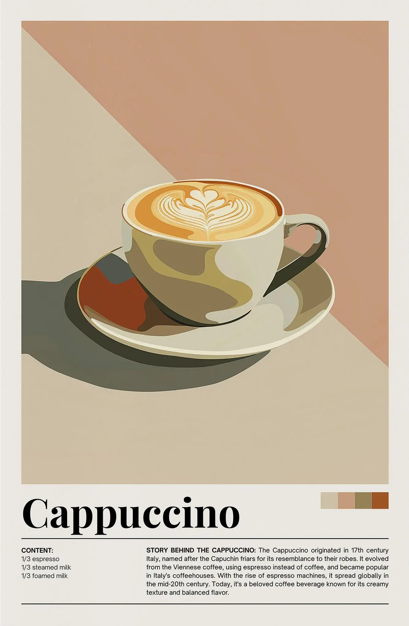 Plakat z drinkami retro - minimalistyczna grafika koktajli Fioletowy/фиолетовый