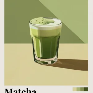 Plakat z drinkami retro - minimalistyczna grafika koktajli Głęboki niebieski