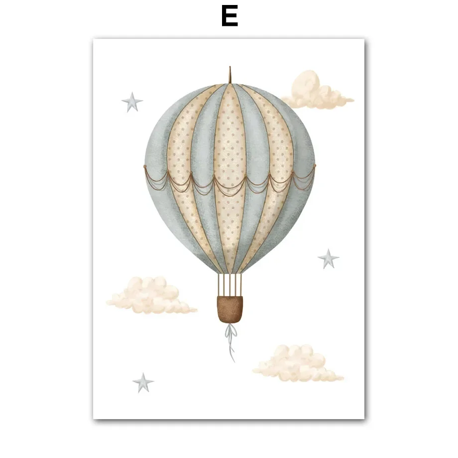 Plakat dla dzieci wieloryb i zamek Wzór 3