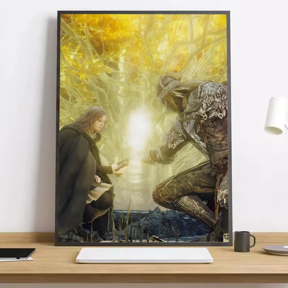 Plakat Elden Ring – gra na płótnie Czarny11