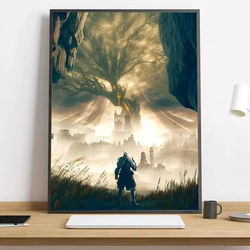 Plakat Elden Ring – gra na płótnie Czarny12