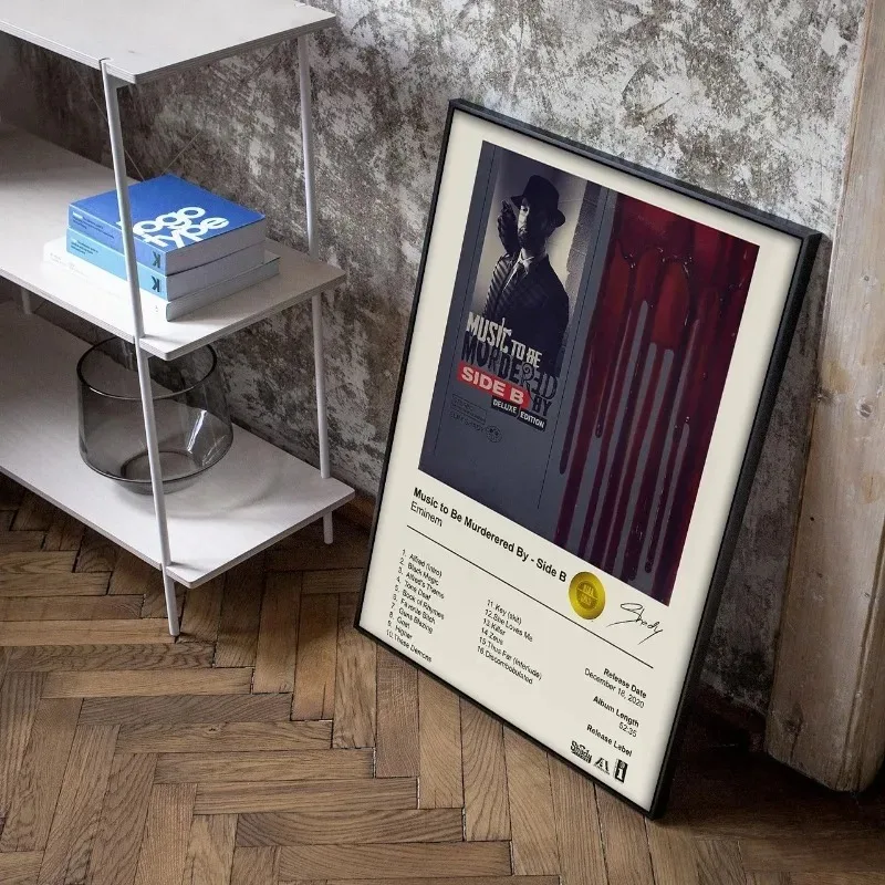 Plakat Eminem - retro plakat hip-hop Wzór 2