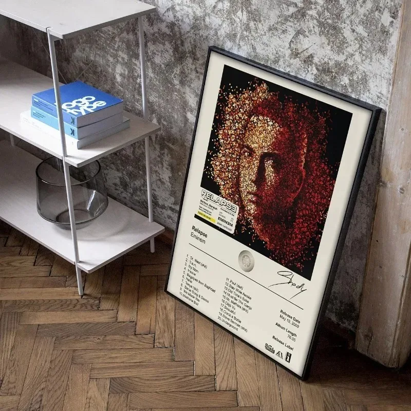 Plakat Eminem - retro plakat hip-hop Wzór 5