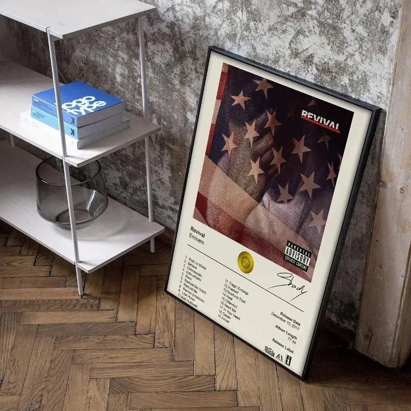 Plakat Eminem - retro plakat hip-hop Wzór 7