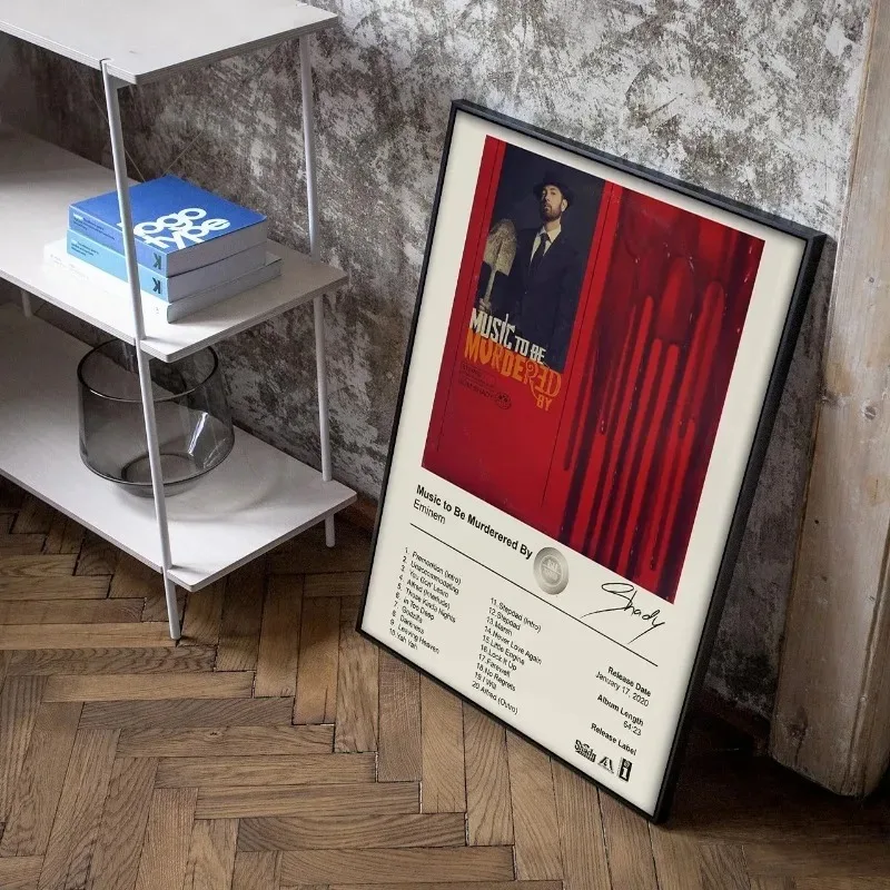 Plakat Eminem - retro plakat hip-hop Wzór 8