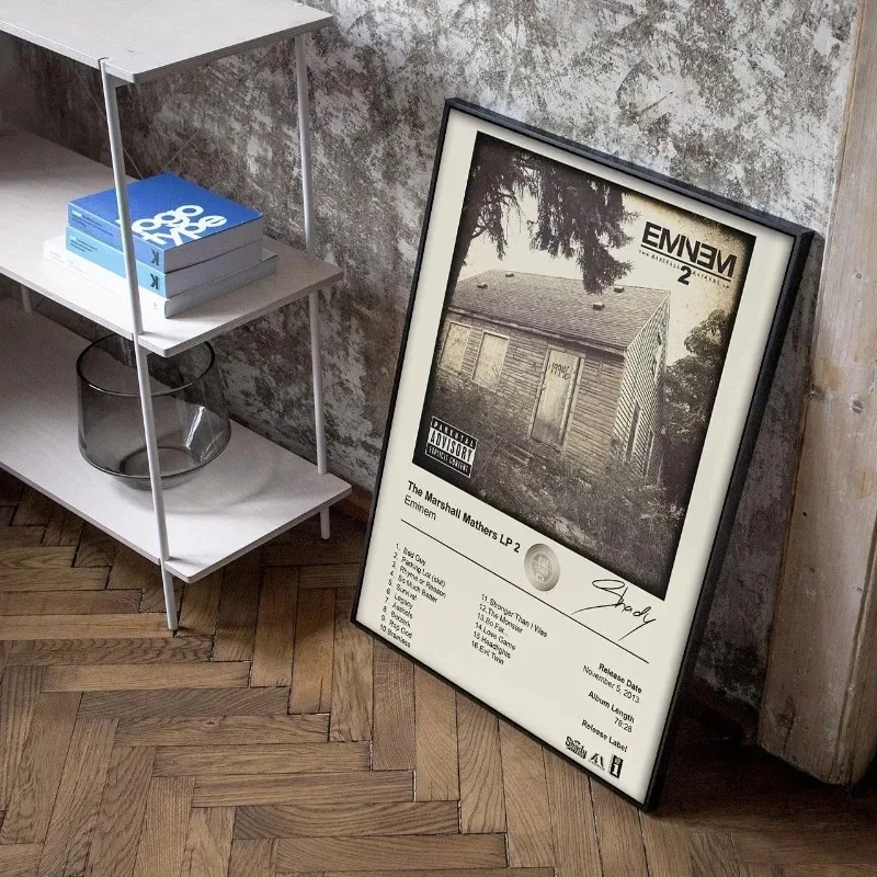 Plakat Eminem – retro plakat hip-hop Wzór 9