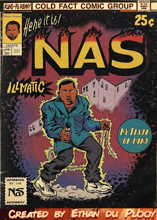 Plakat Eminem w stylu komiksowym 13