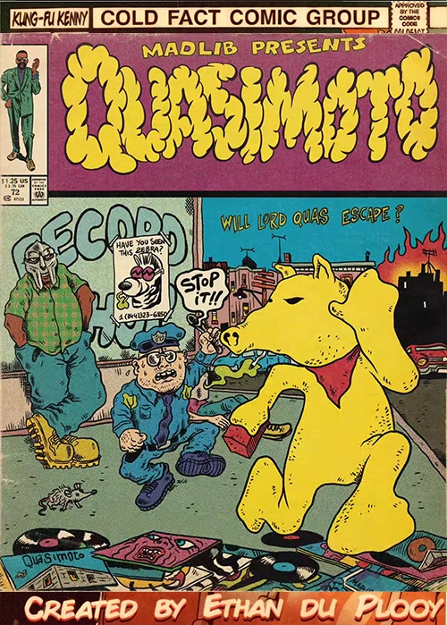 Plakat Eminem w stylu komiksowym 16