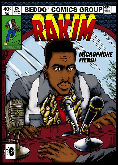 Plakat Eminem w stylu komiksowym 5
