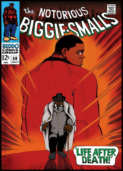 Plakat Eminem w stylu komiksowym 6