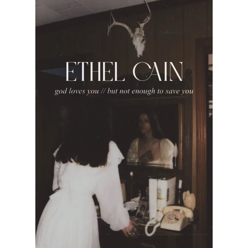 Plakat Ethel Cain w stylu gotyckim Wzór 8