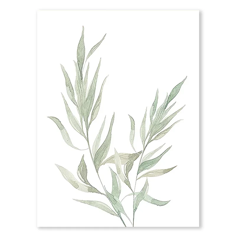 Eukaliptus szałwiowy - plakat botaniczny żółty