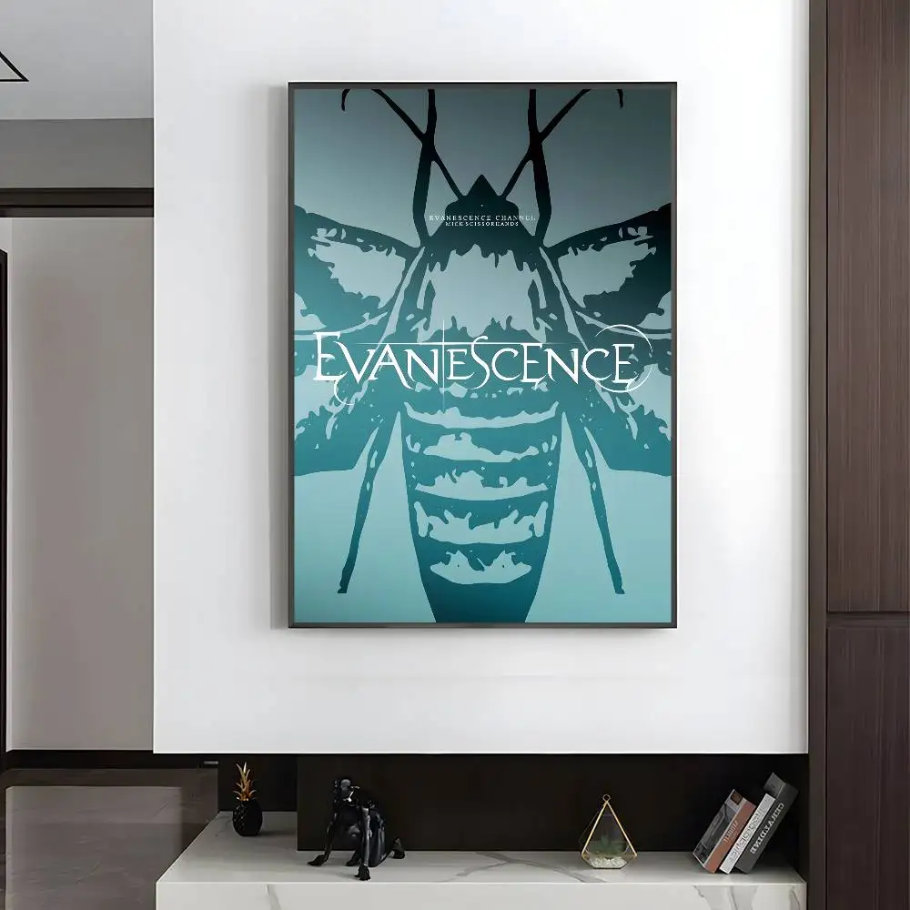 Plakat Evanescence - mroczna grafika muzyczna Wzór 2
