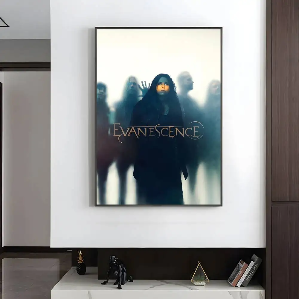 Plakat Evanescence - mroczna grafika muzyczna Wzór 3