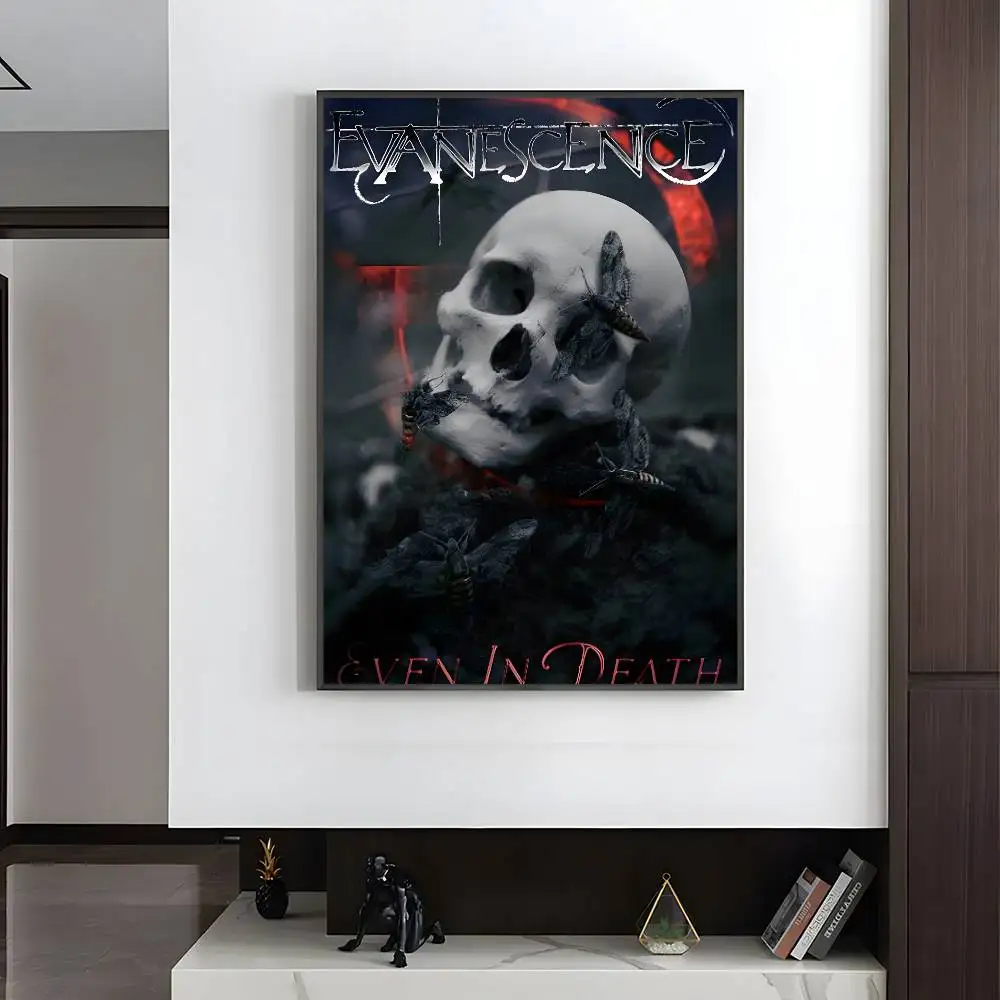 Plakat Evanescence - mroczna grafika muzyczna Wzór 4