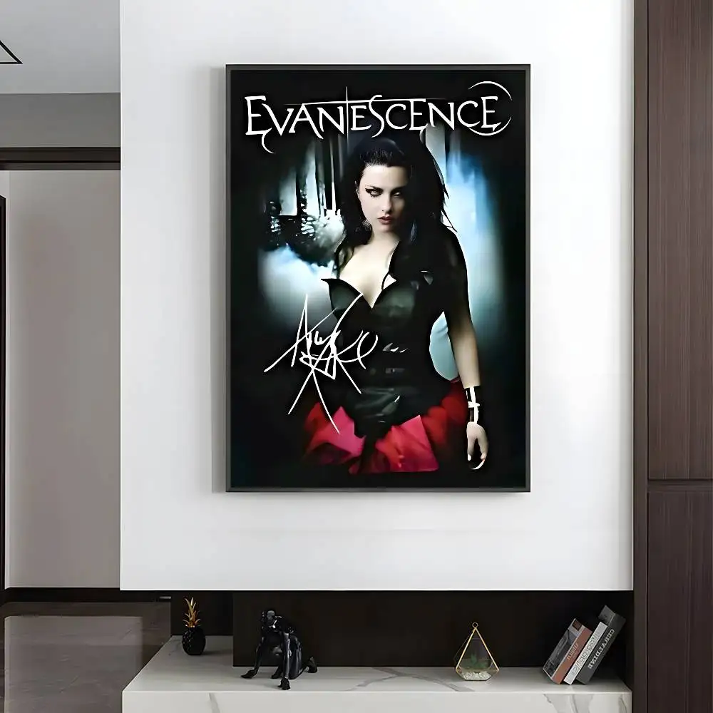 Plakat Evanescence - mroczna grafika muzyczna Wzór 5