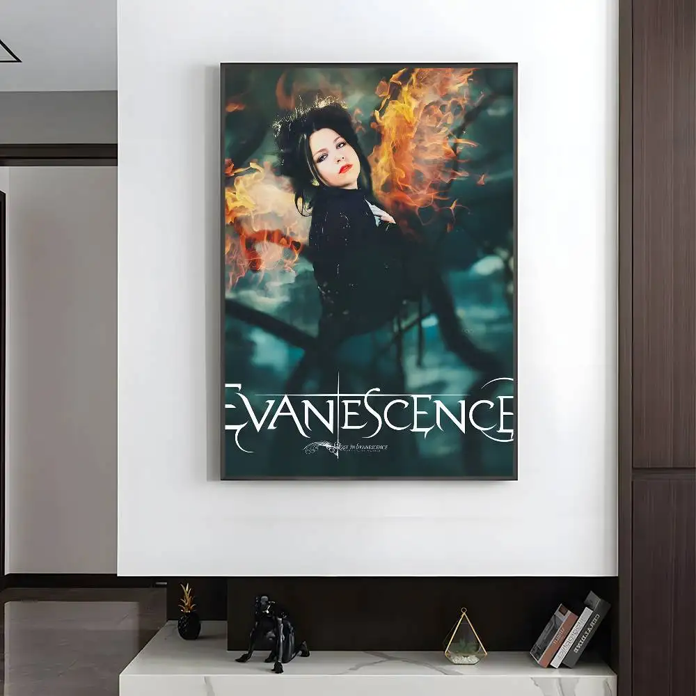 Plakat Evanescence - mroczna grafika muzyczna Wzór 6