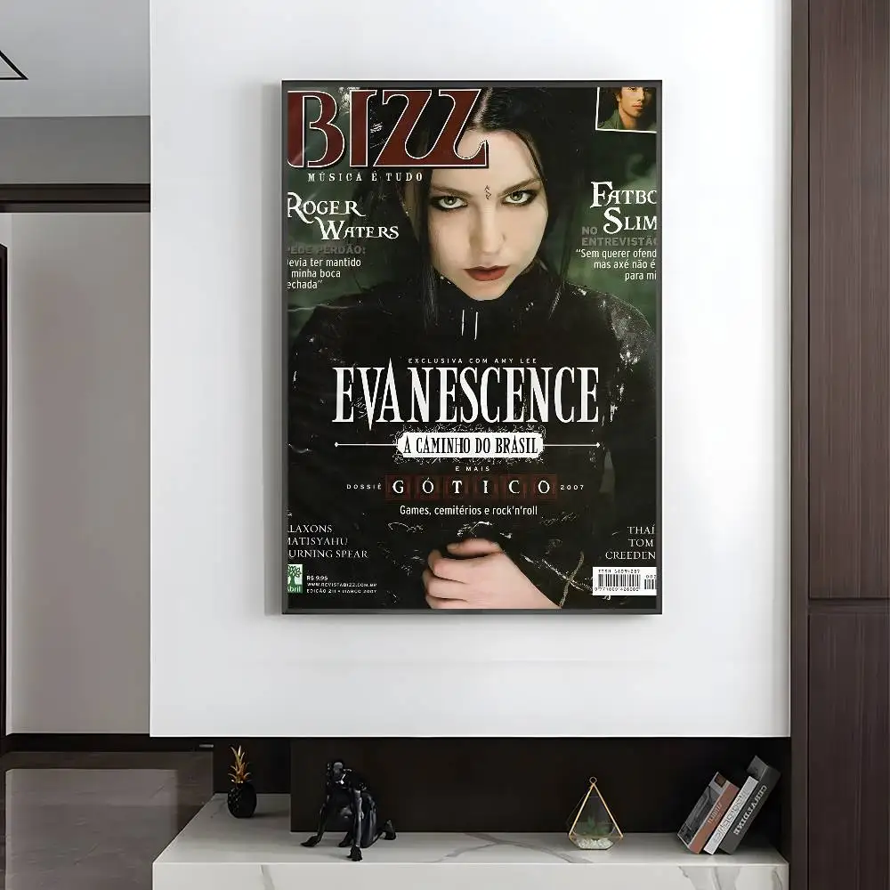 Plakat Evanescence - mroczna grafika muzyczna Wzór 8