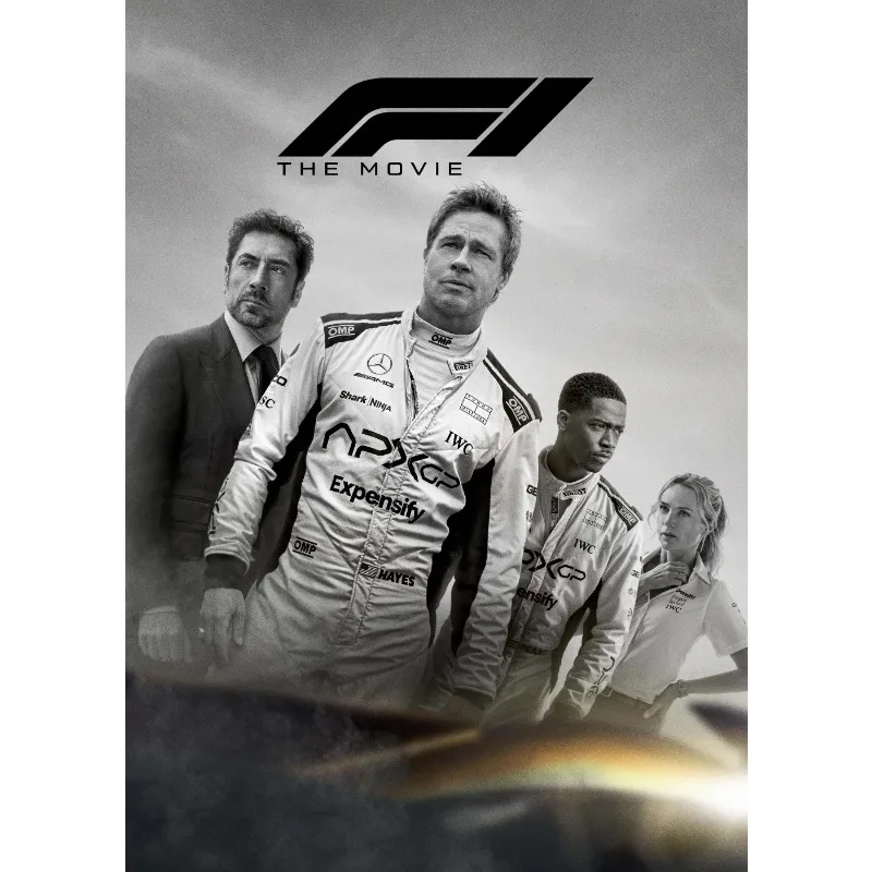 Plakat F1 z Bradem Pittem Granatowy