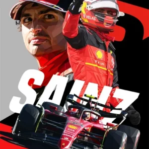 Legenda F1 - plakat sportowy pop art Wzór 1