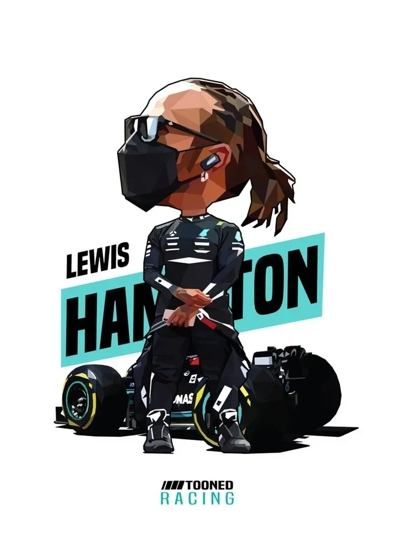 Legenda F1 - plakat sportowy pop art Wzór 3