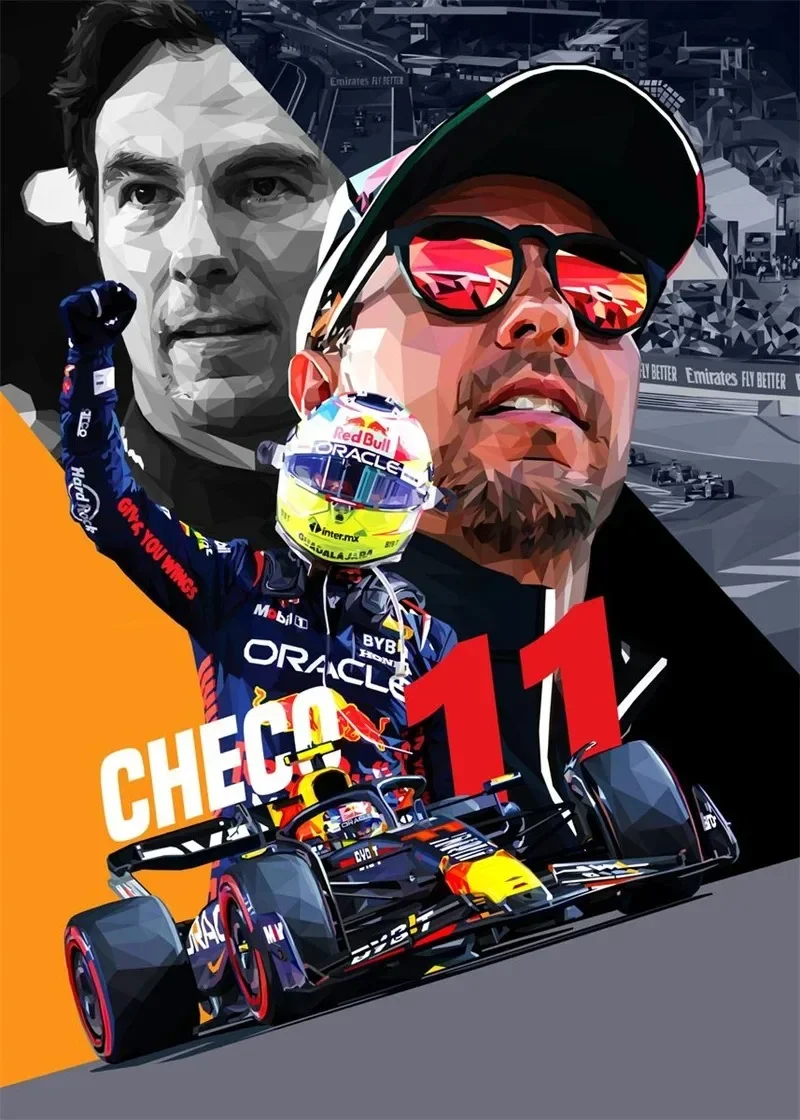 Legenda F1 – plakat sportowy pop art Wzór 9