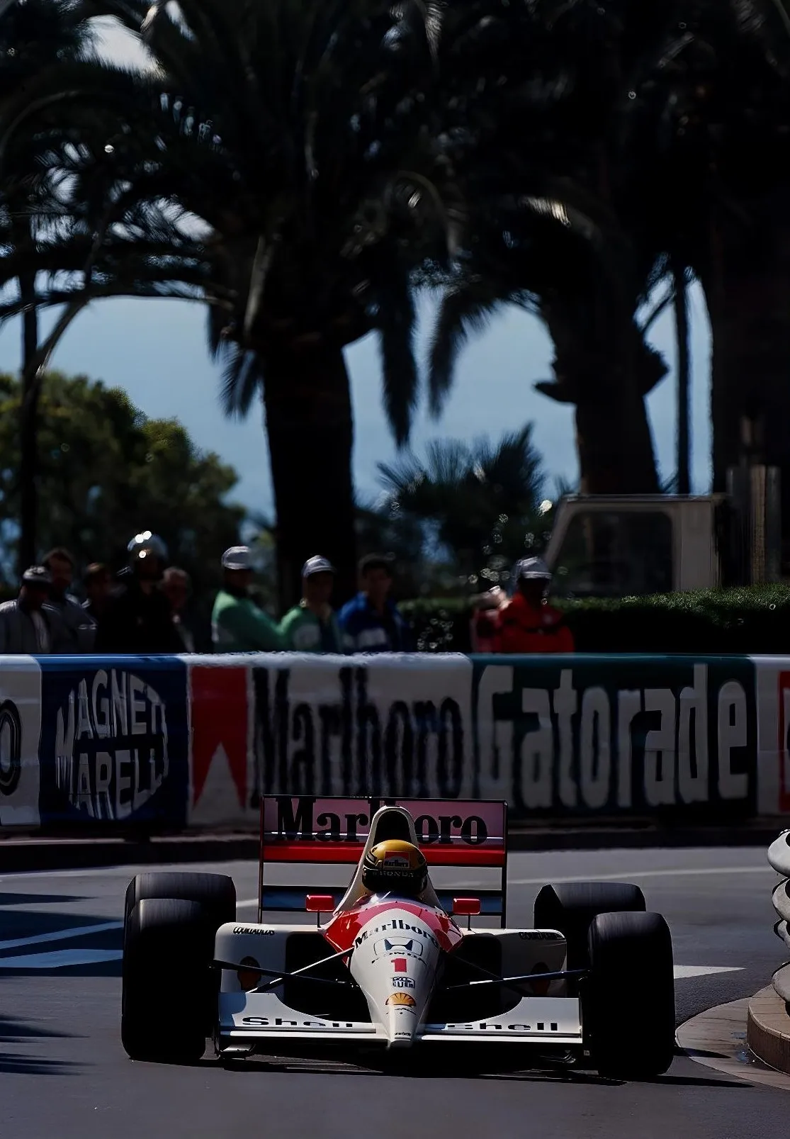 Vintage plakat F1 Monaco - wyścigowy bolid Wzór 2