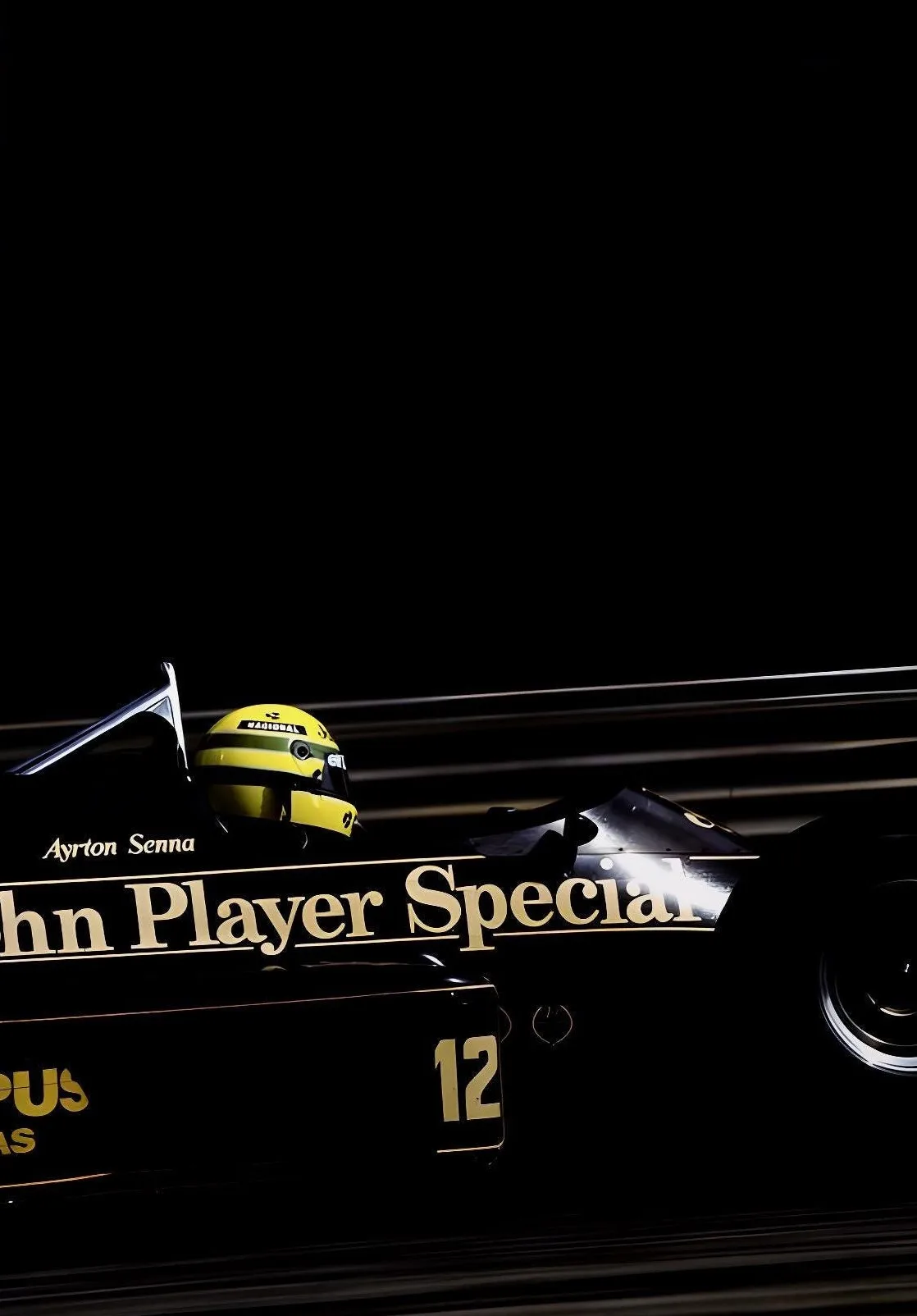 Vintage plakat F1 Monaco - wyścigowy bolid Wzór 3