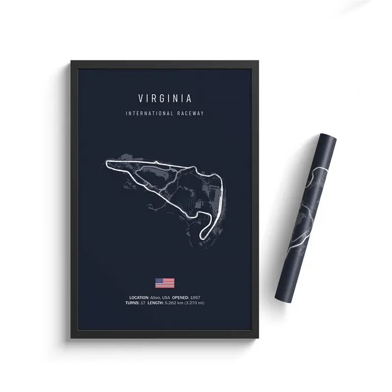 Plakat F1 tor wyścigowy Monaco Monza Jasny