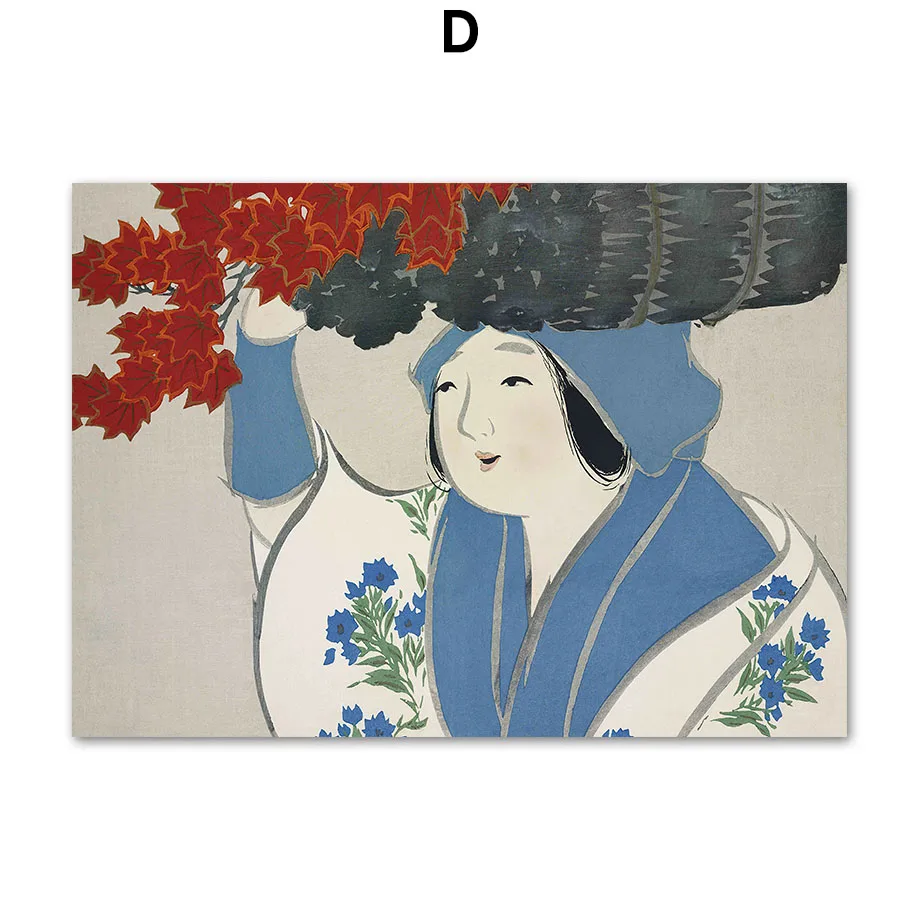 Plakat Wielka fala Hokusai - sztuka japońska Niebieski