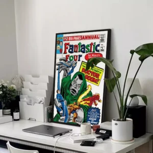 Fantastyczna Czwórka - plakat w stylu retro comics Hei 5