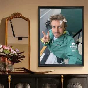 Plakat Fernando Alonso F1 Wzór 1
