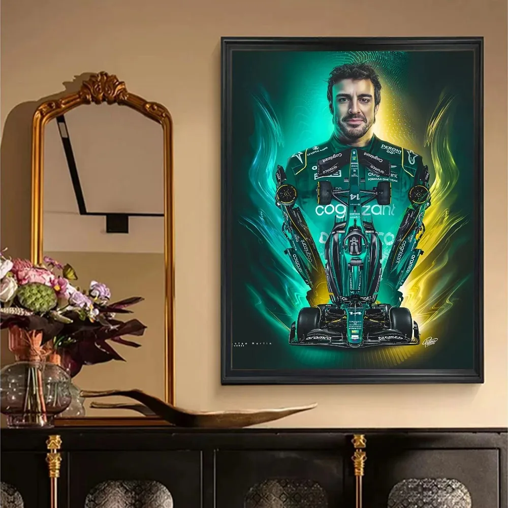 Plakat Fernando Alonso F1 Wzór 10