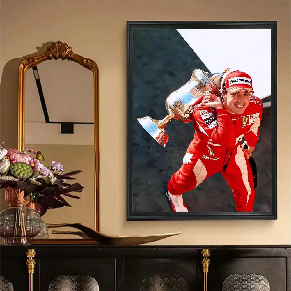 Plakat Fernando Alonso F1 Wzór 2