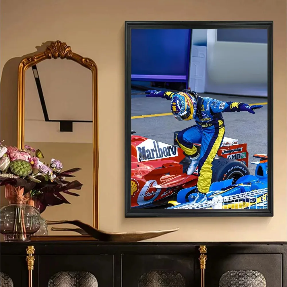 Plakat Fernando Alonso F1 Wzór 4