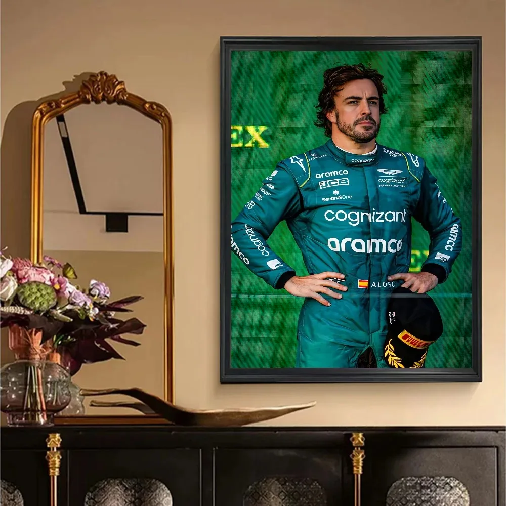 Plakat Fernando Alonso F1 Wzór 9