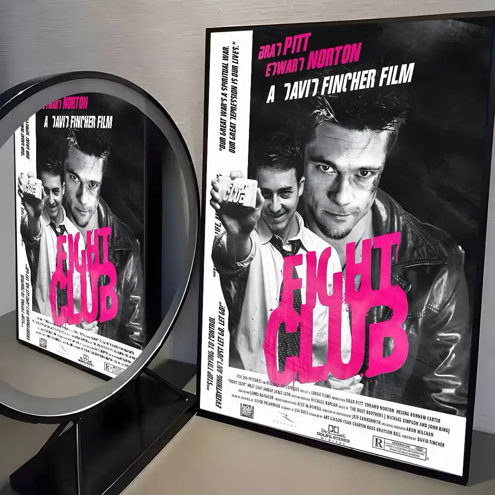Plakat Fight Club - kultowy film na płótnie Wzór 7